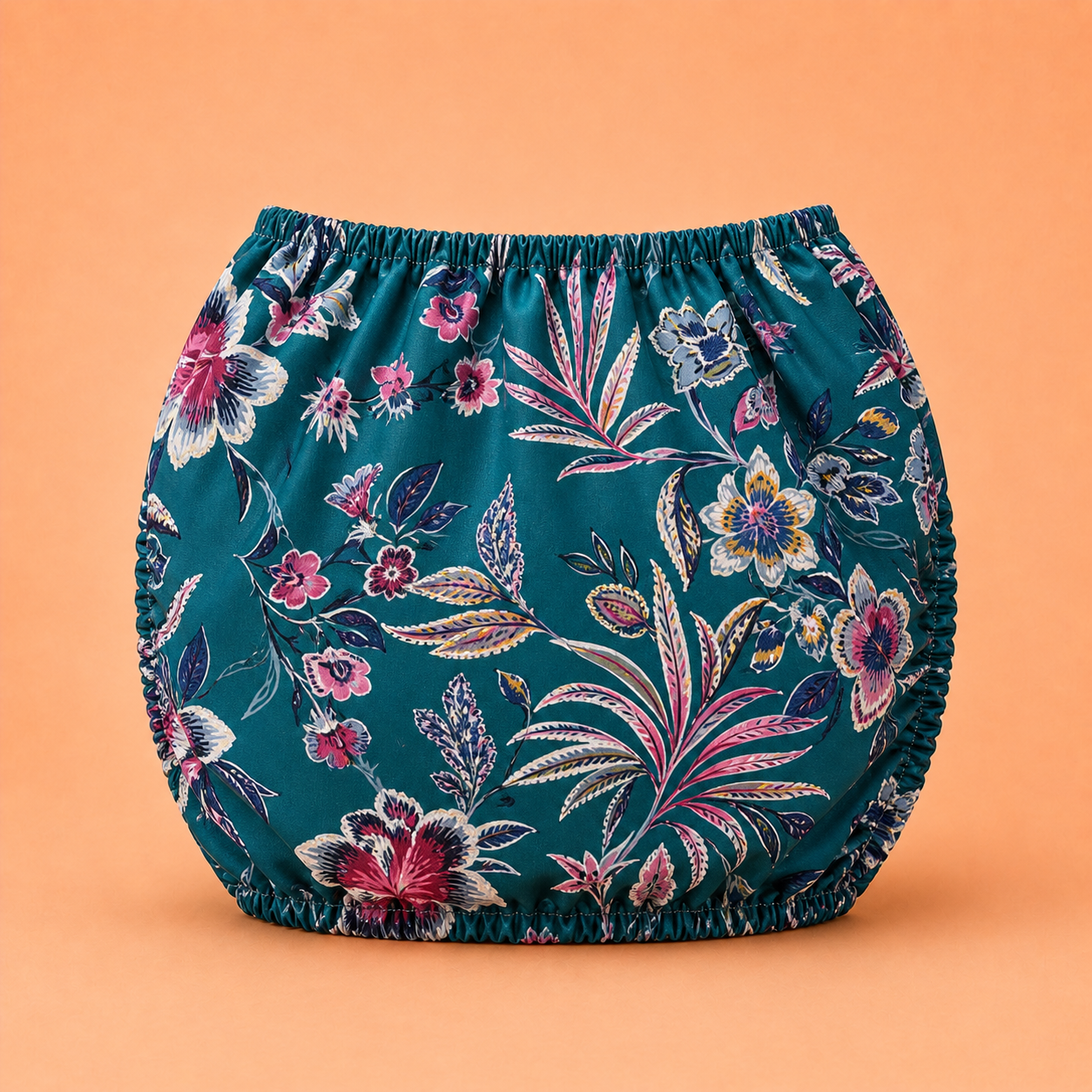 Trolley Fabric Cover – Teal Garden