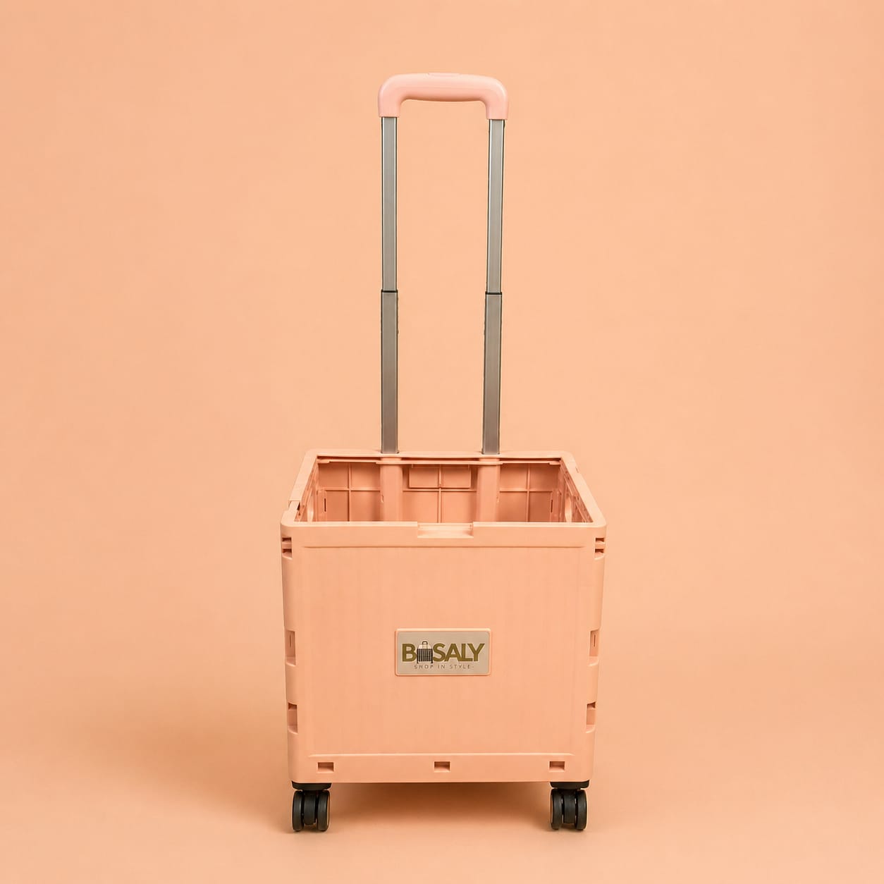 Folding Shopping Cart with four Wheels