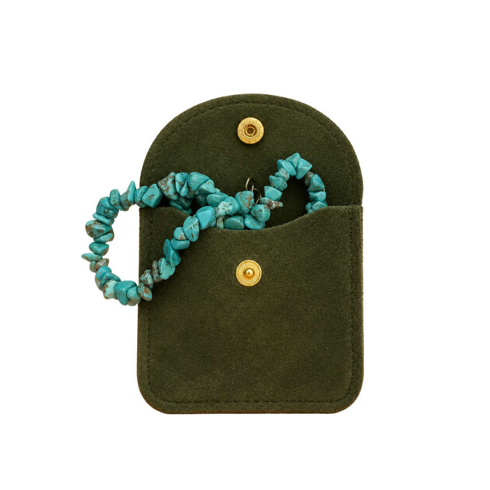 Velvet Snap Accessory Pouch – Set of 5