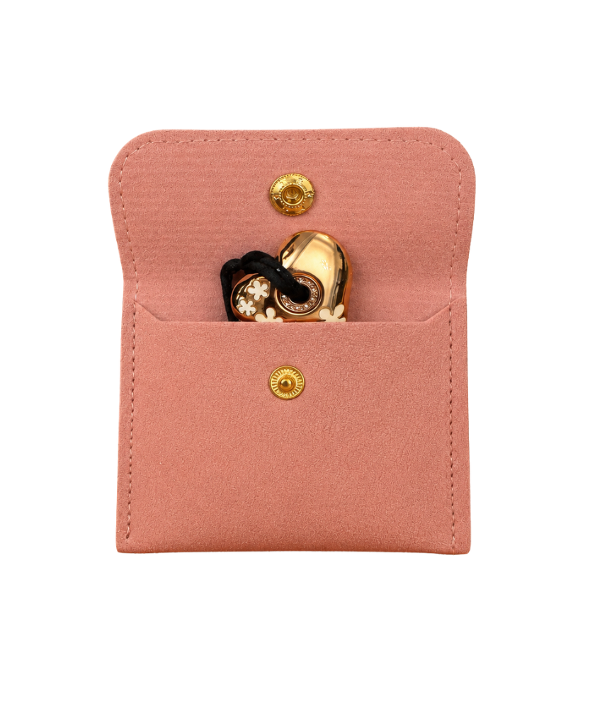 Faux Leather Snap Accessory Pouch – Set of 5