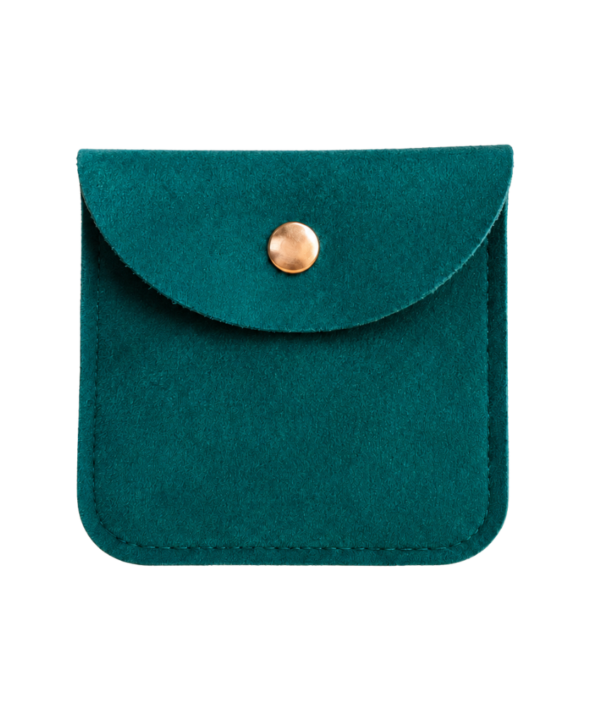Velvet Snap Accessory Pouch – Set of 5