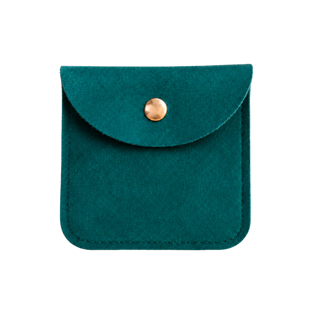 Velvet Snap Accessory Pouch – Set of 5