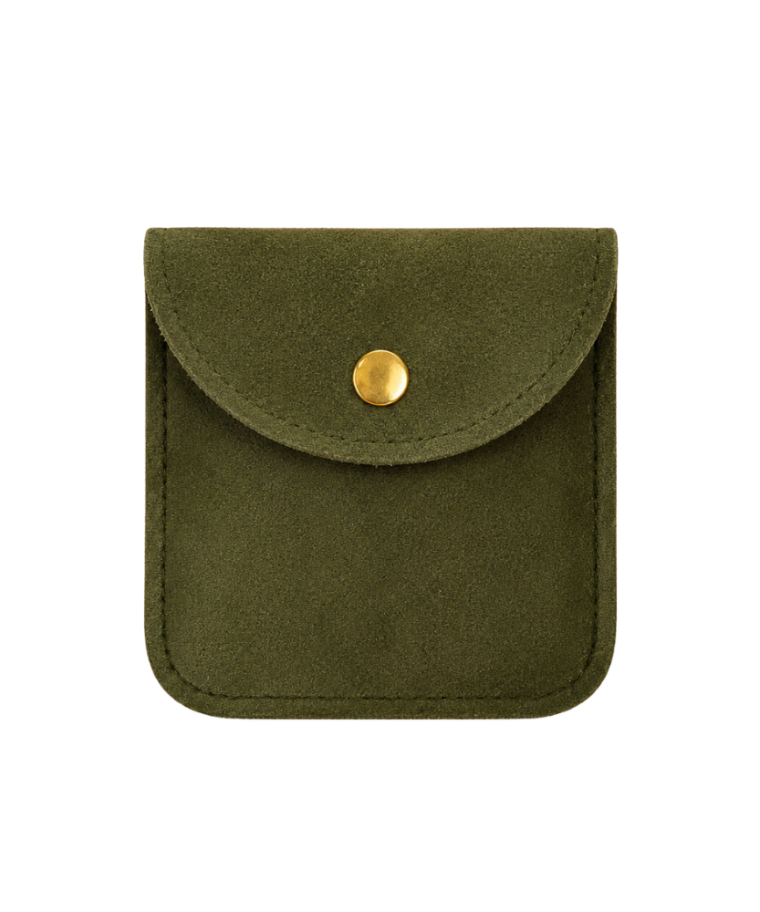 Velvet Snap Accessory Pouch – Set of 5
