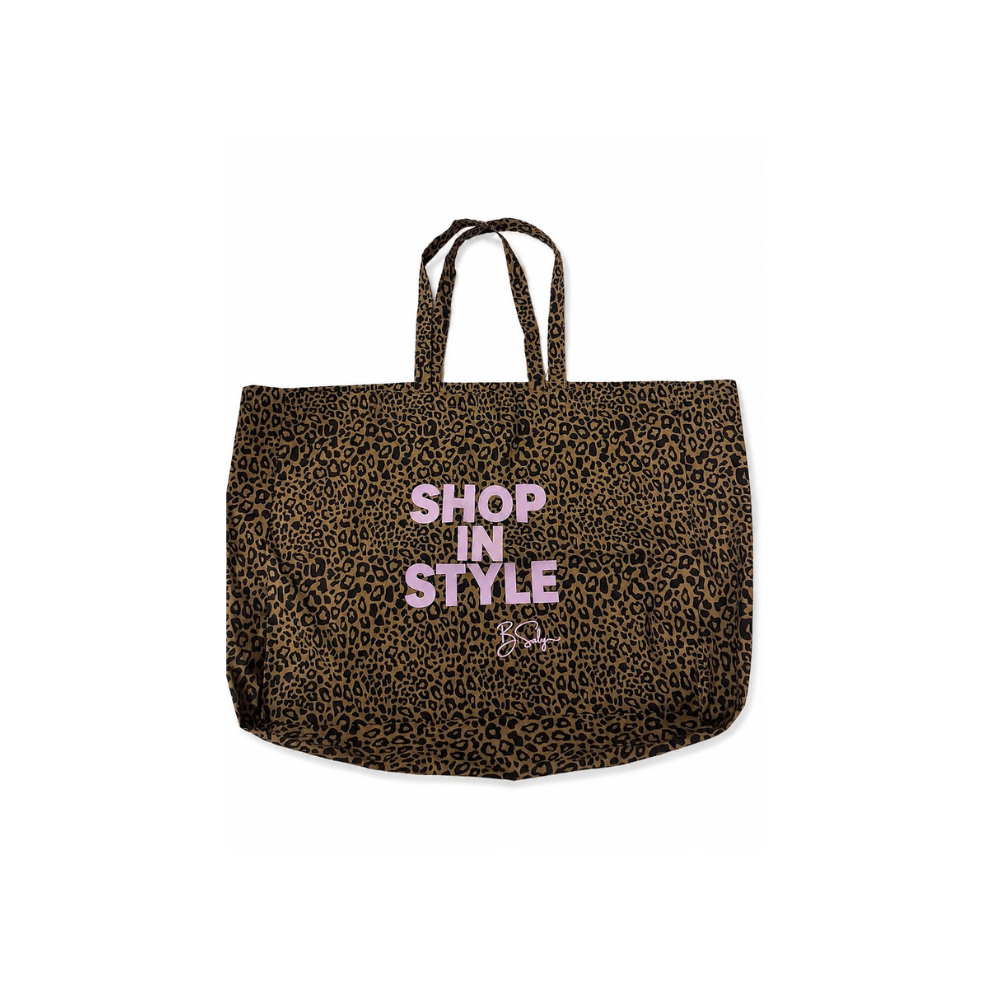 Leopard Print Tote Bag – Shop in Style | Multicolor | B.Saly