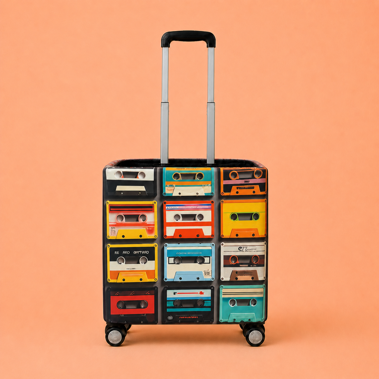 B.Saly Trolley Fabric Cover – Retro Cassette