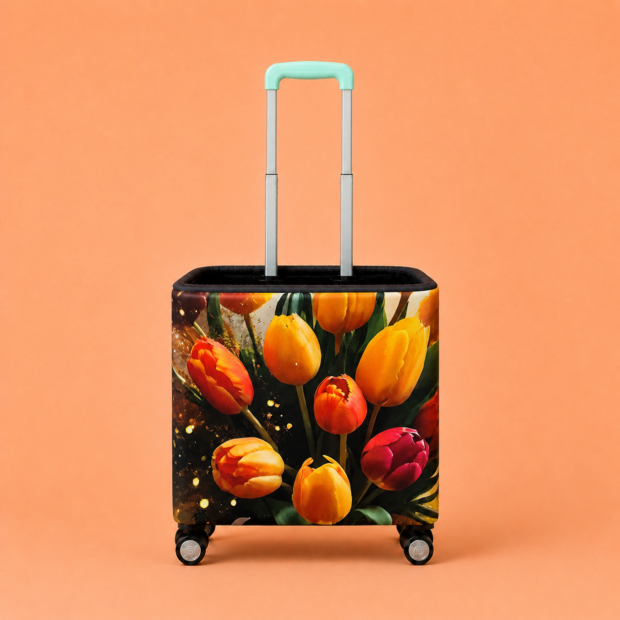 Trolley Fabric Cover – Sunset Tulips