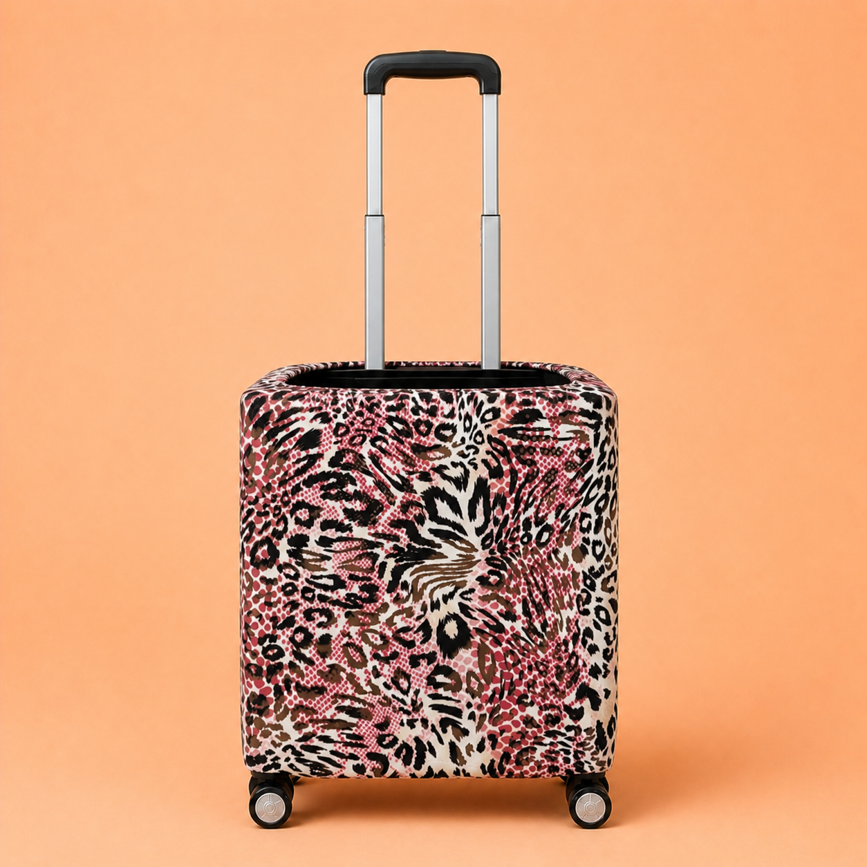 Trolley Fabric Cover – Wild Blush Leopard