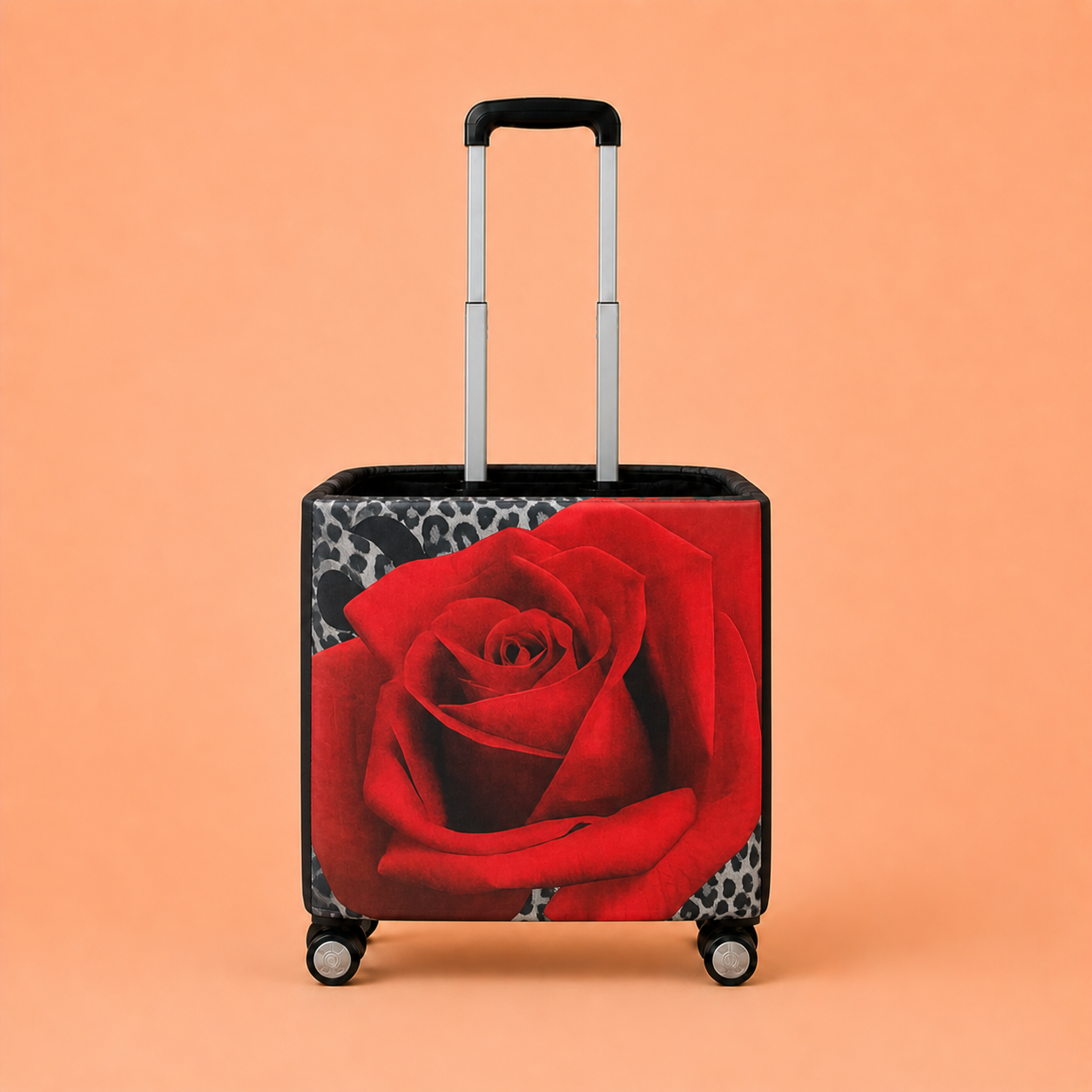 Trolley Fabric Cover – Red Rose