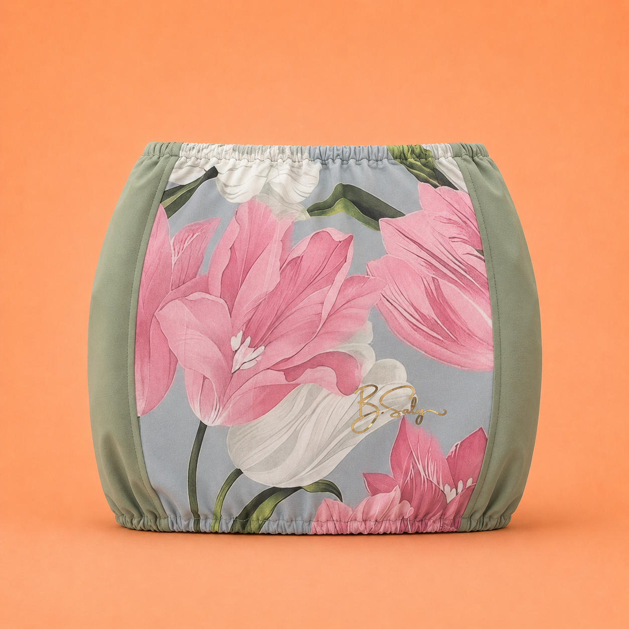 Trolley Fabric Cover – Blush Petal Garden