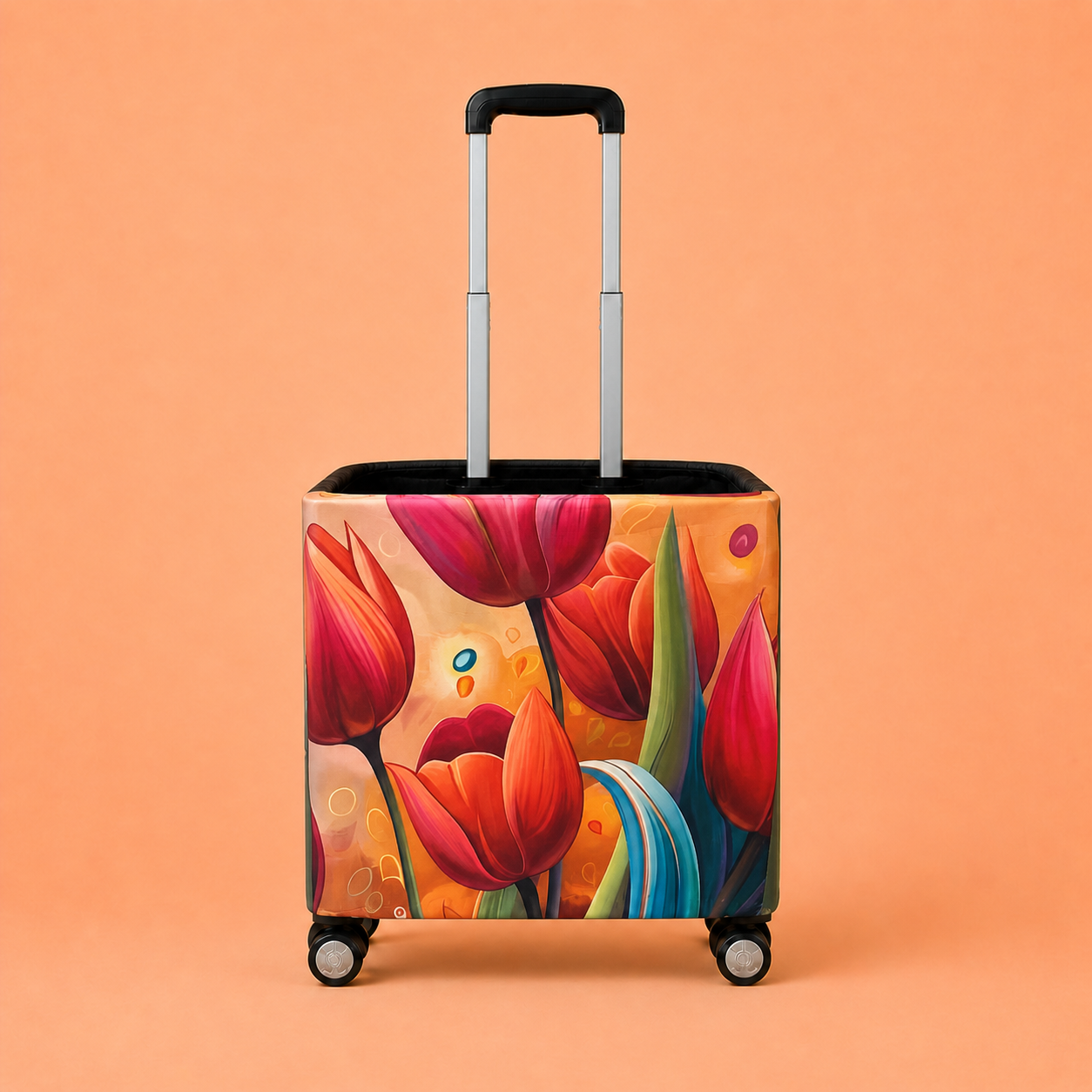 Trolley Fabric Cover – Abstract Floral