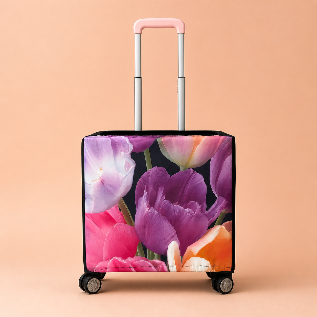 Trolley Fabric Cover – Colorful Tulips