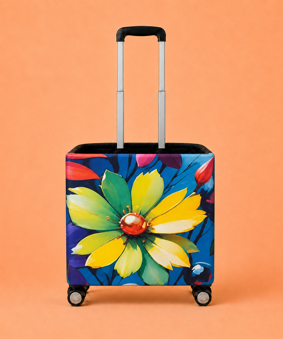 Trolley Fabric Cover – Bright Blossom