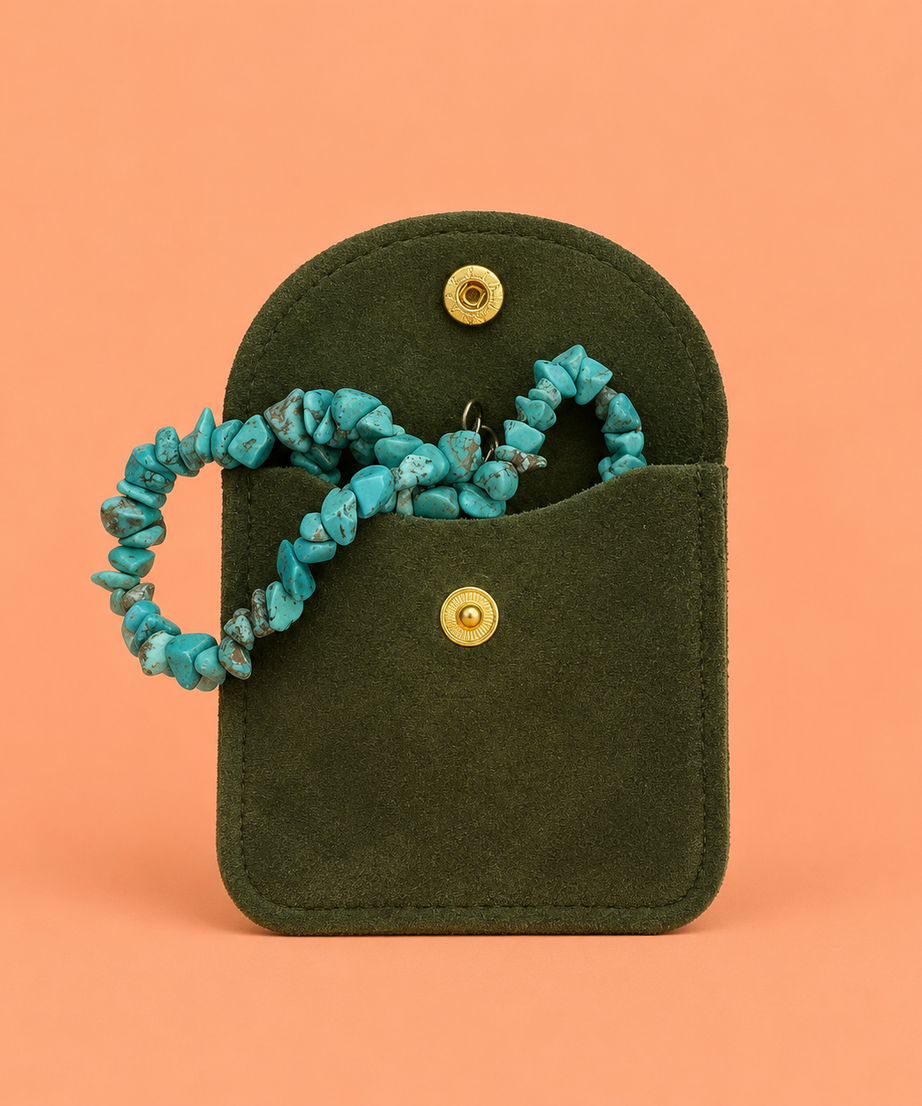 Velvet Snap Accessory Pouch – Set of 5