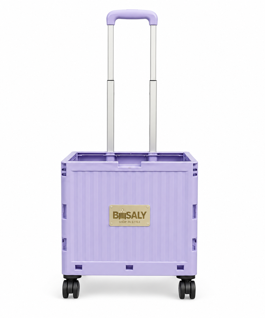PURPLE SHOPPING CART