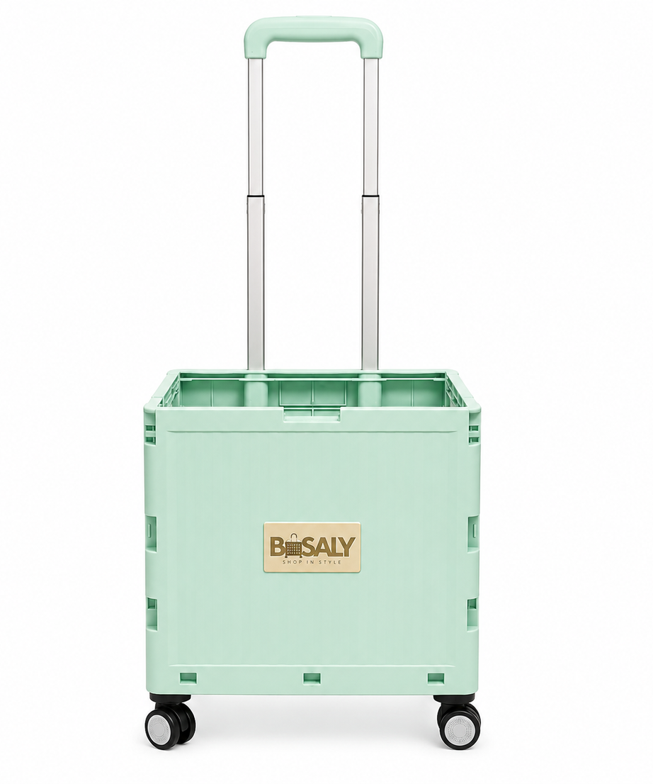 GREEN SHOPPING CART