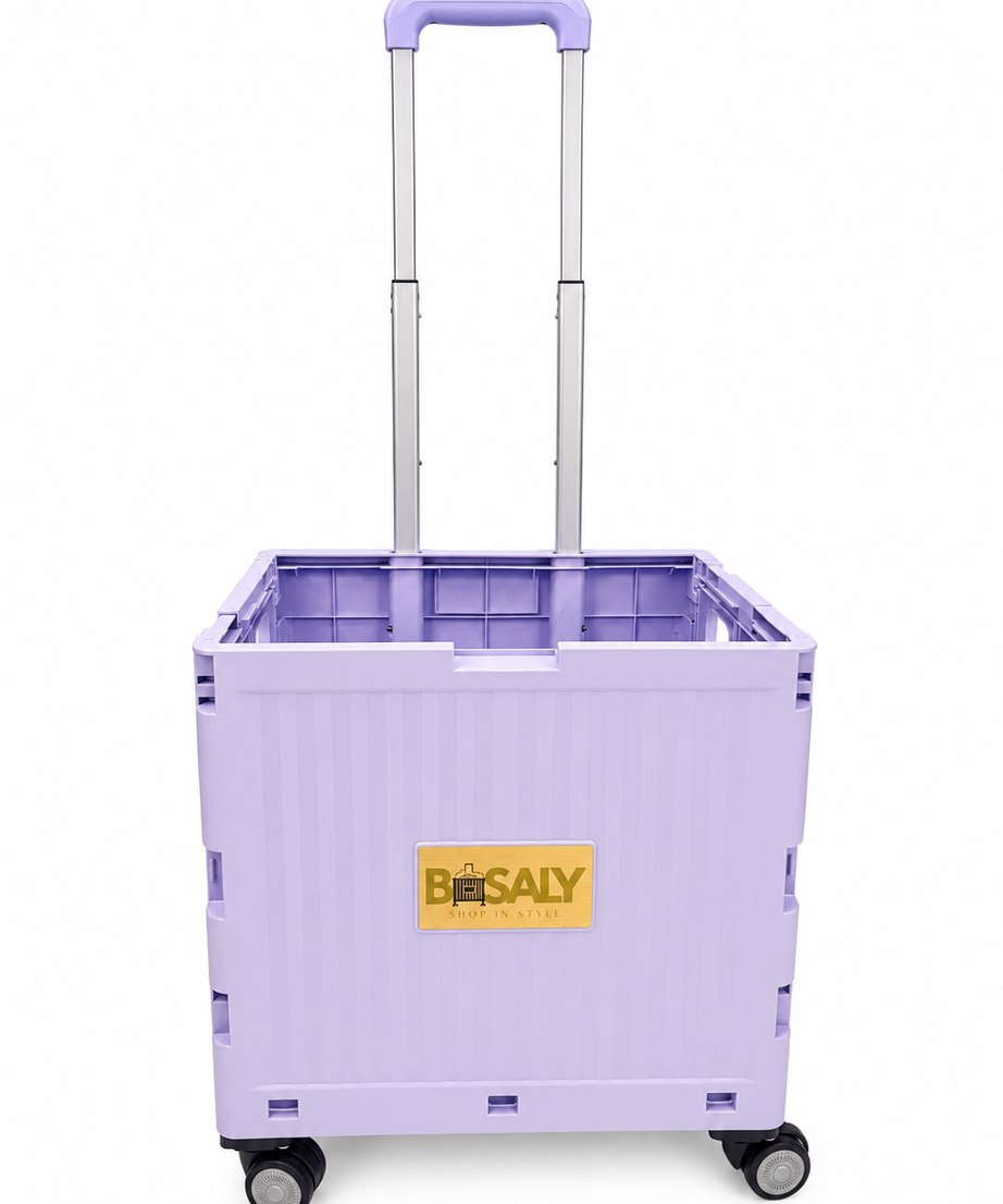 PURPLE SHOPPING CART
