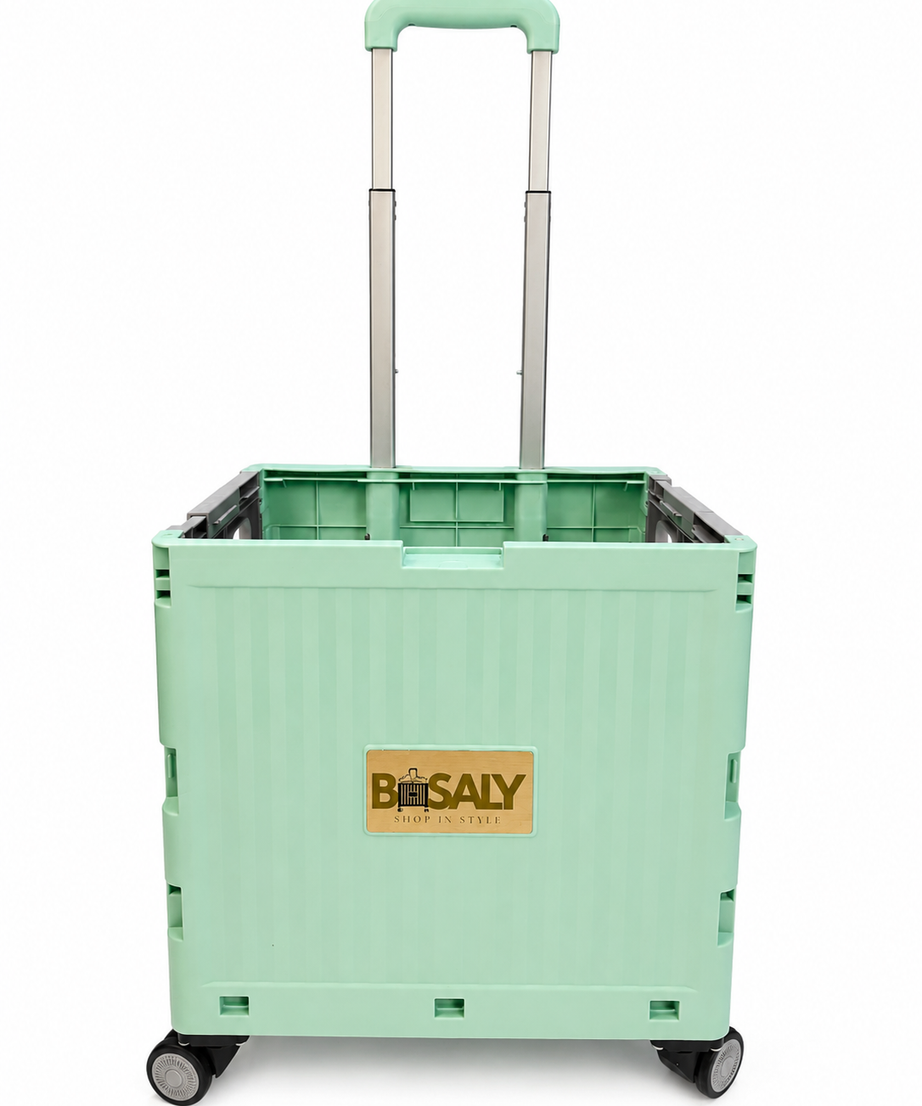 GREEN SHOPPING CART