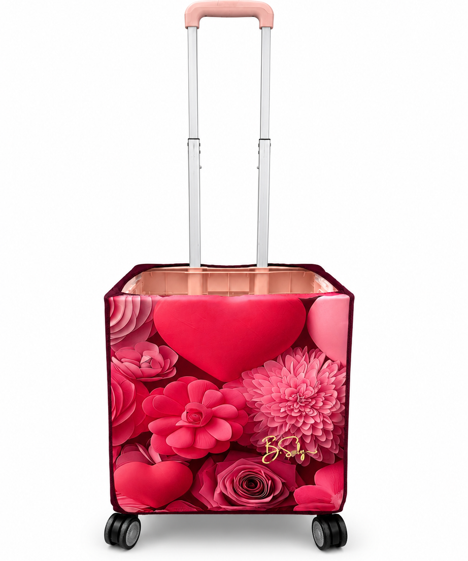 PINK HEART & ROSES
