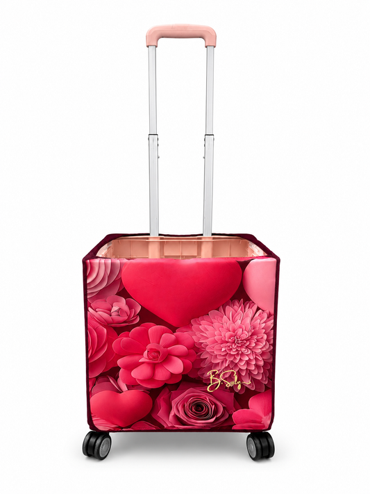 PINK HEART & ROSES