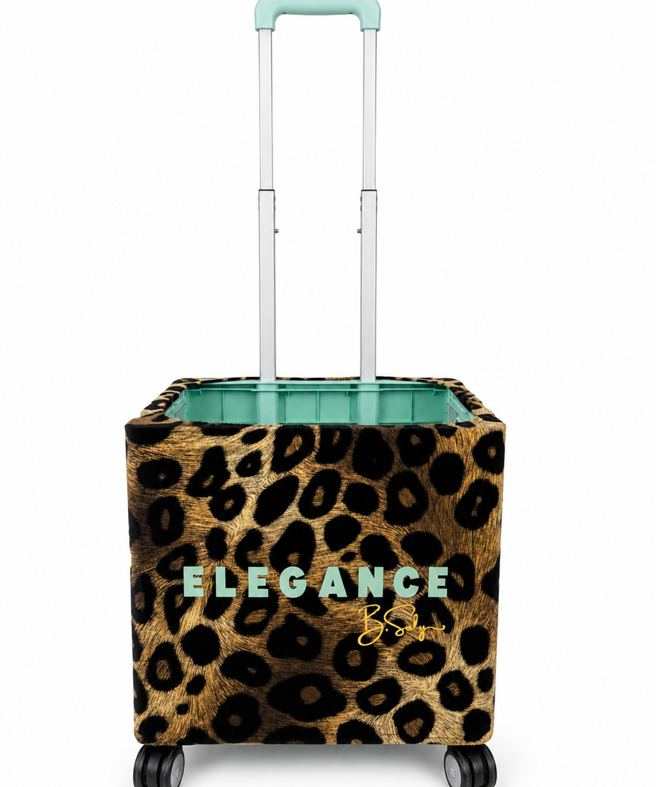 BIG GREEN LEOPARD ELEGANCE
