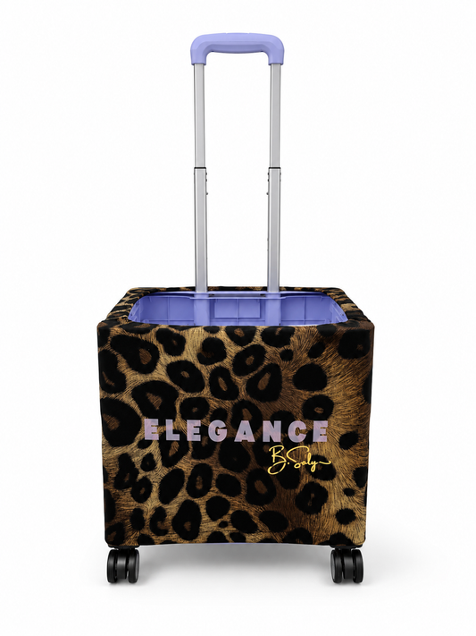 BIG PURPLE LEOPARD ELEGANCE