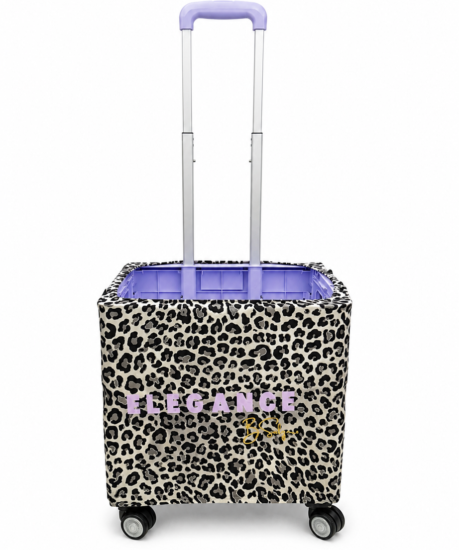 PURPLE GREY LEOPARD