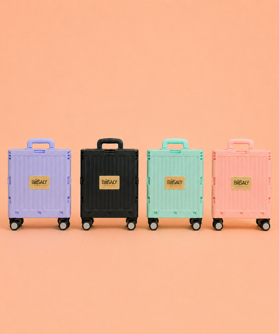 Folding Shopping Cart with four Wheels