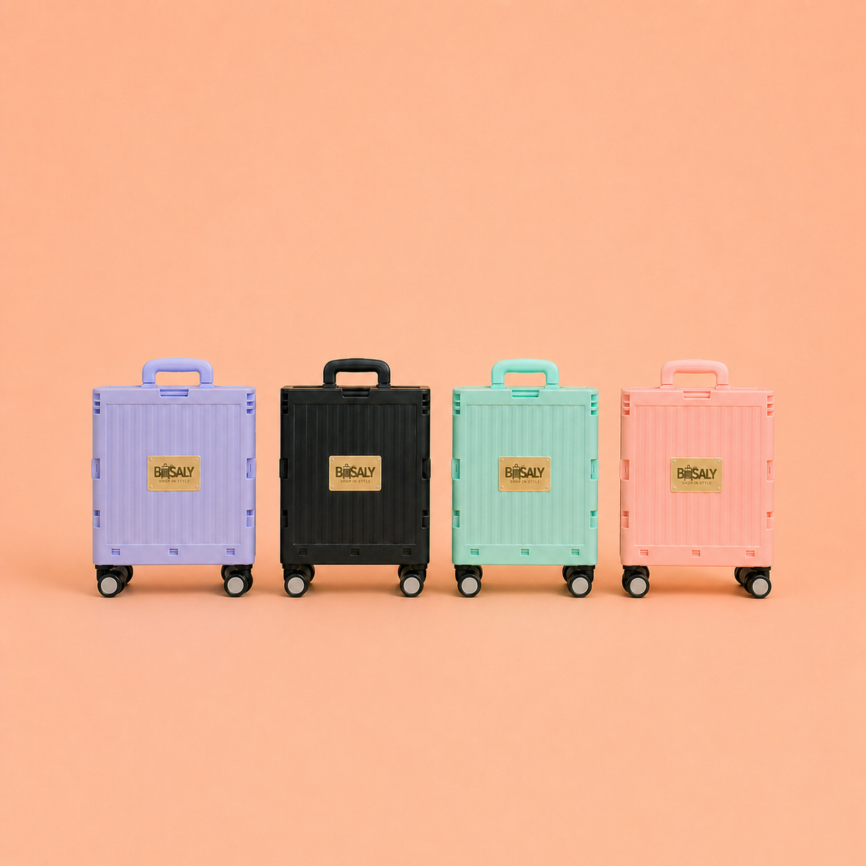 Folding Shopping Cart with four Wheels