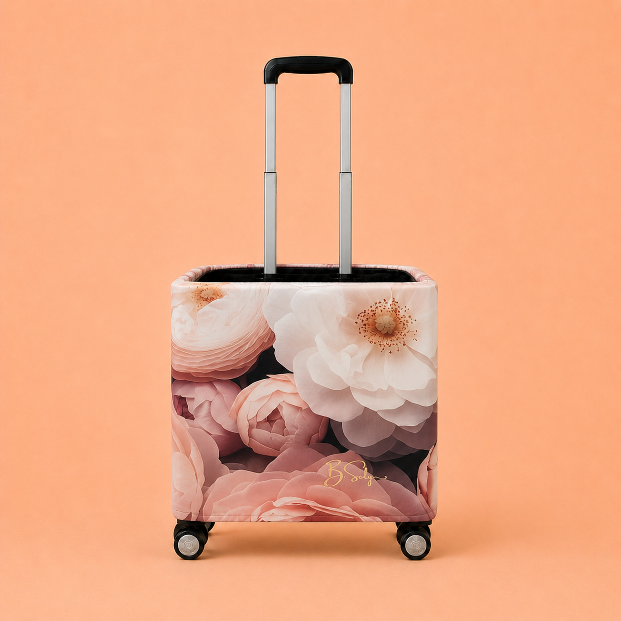 Trolley Fabric Cover – Soft Bloom Floral