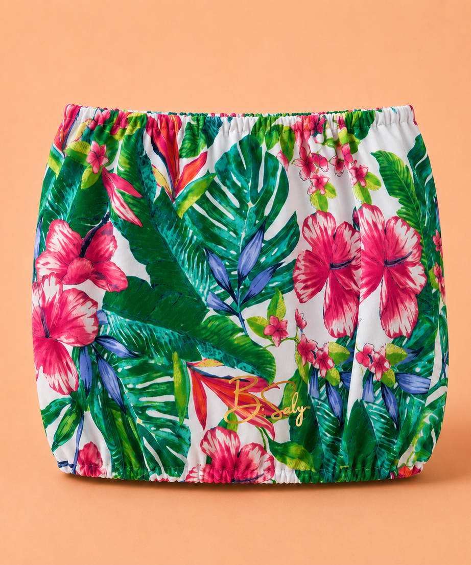 Trolley Fabric Cover – Tropical Bloom