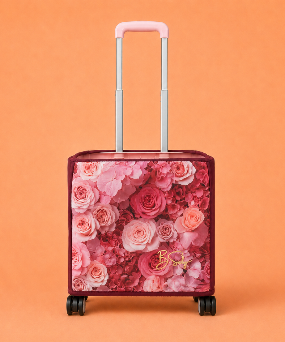 Trolley Fabric Cover – Floral Elegance