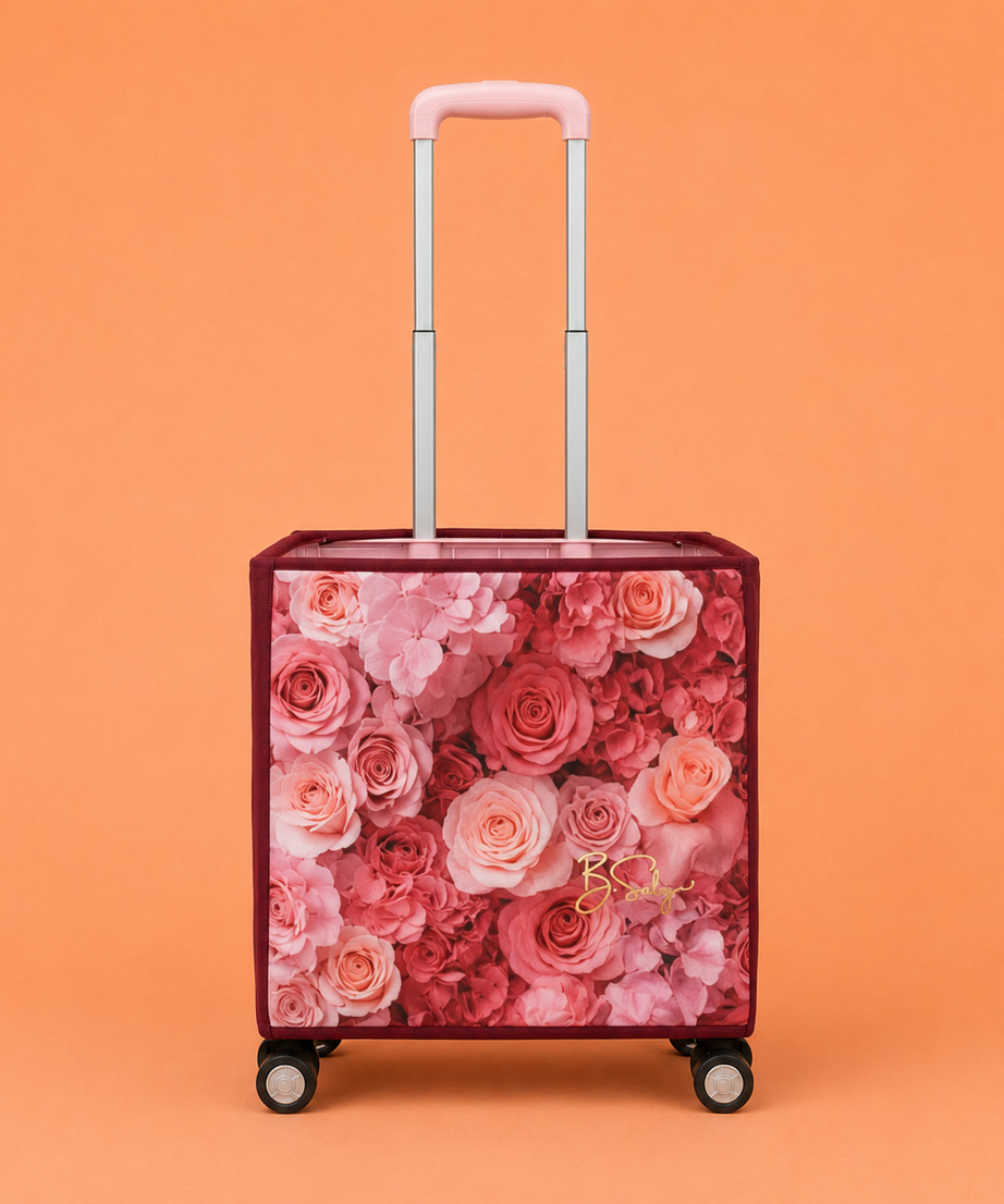Trolley Fabric Cover – Floral Elegance