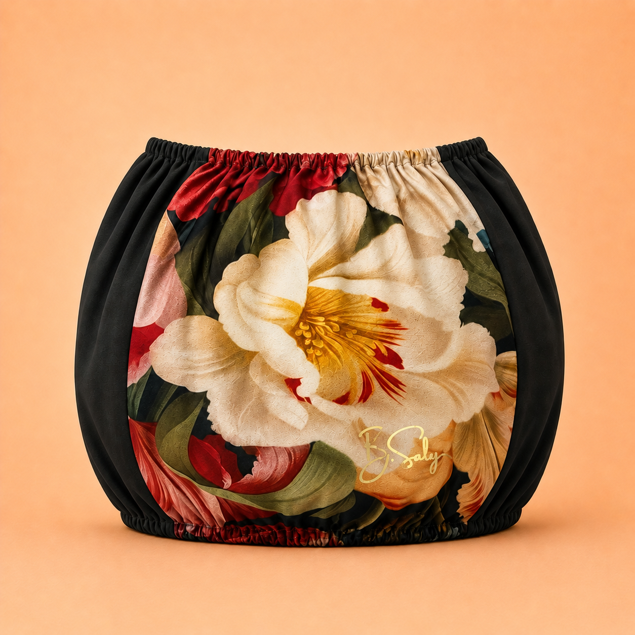 Trolley Fabric Cover – Ivory Bloom