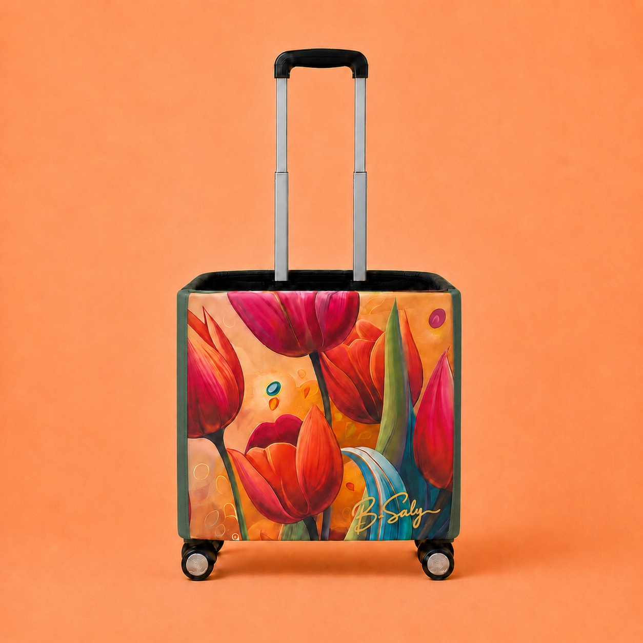 Trolley Fabric Cover – Abstract Floral