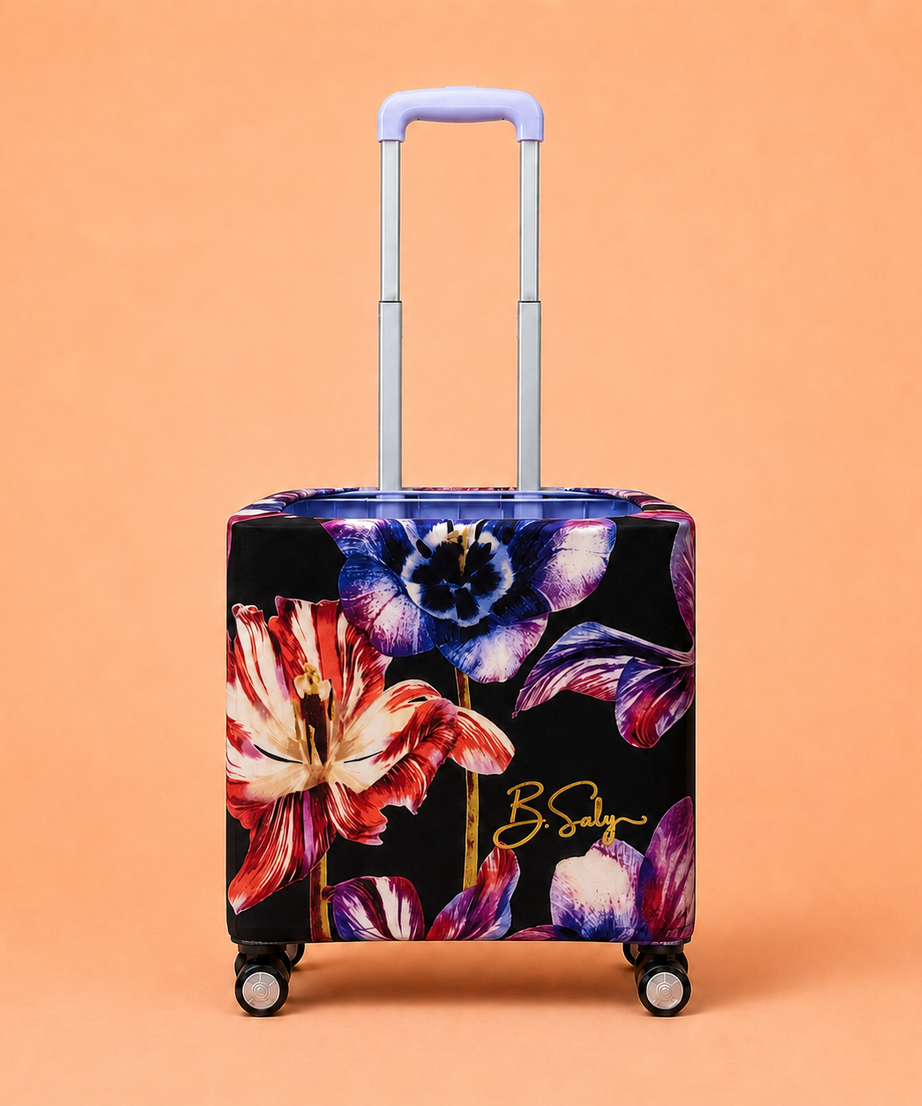 Trolley Fabric Cover – Midnight Floral