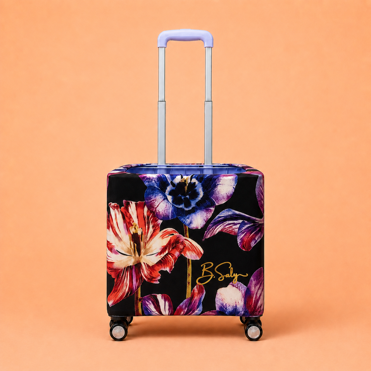 Trolley Fabric Cover – Midnight Floral