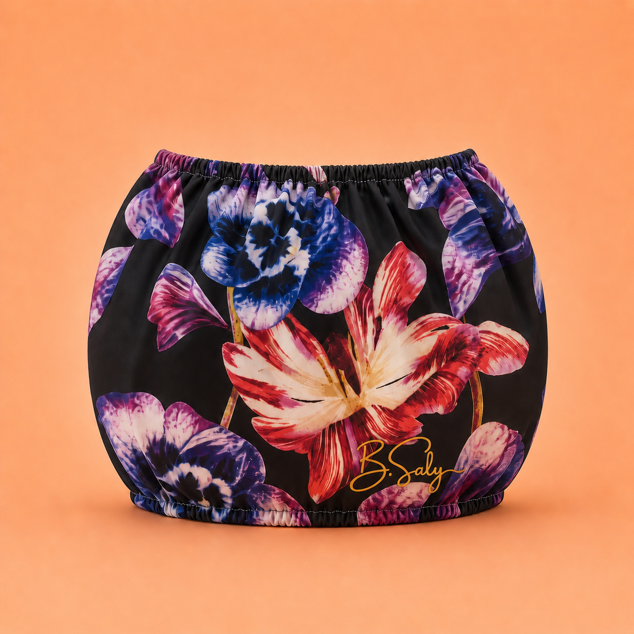 Trolley Fabric Cover – Midnight Floral