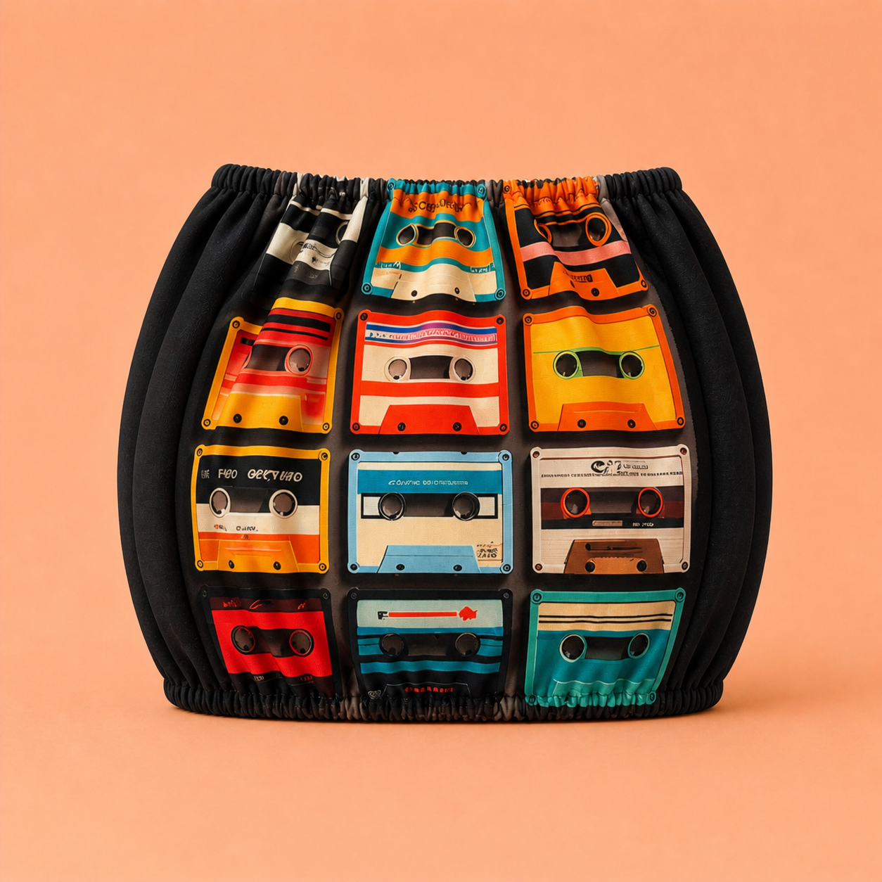 B.Saly Trolley Fabric Cover – Retro Cassette