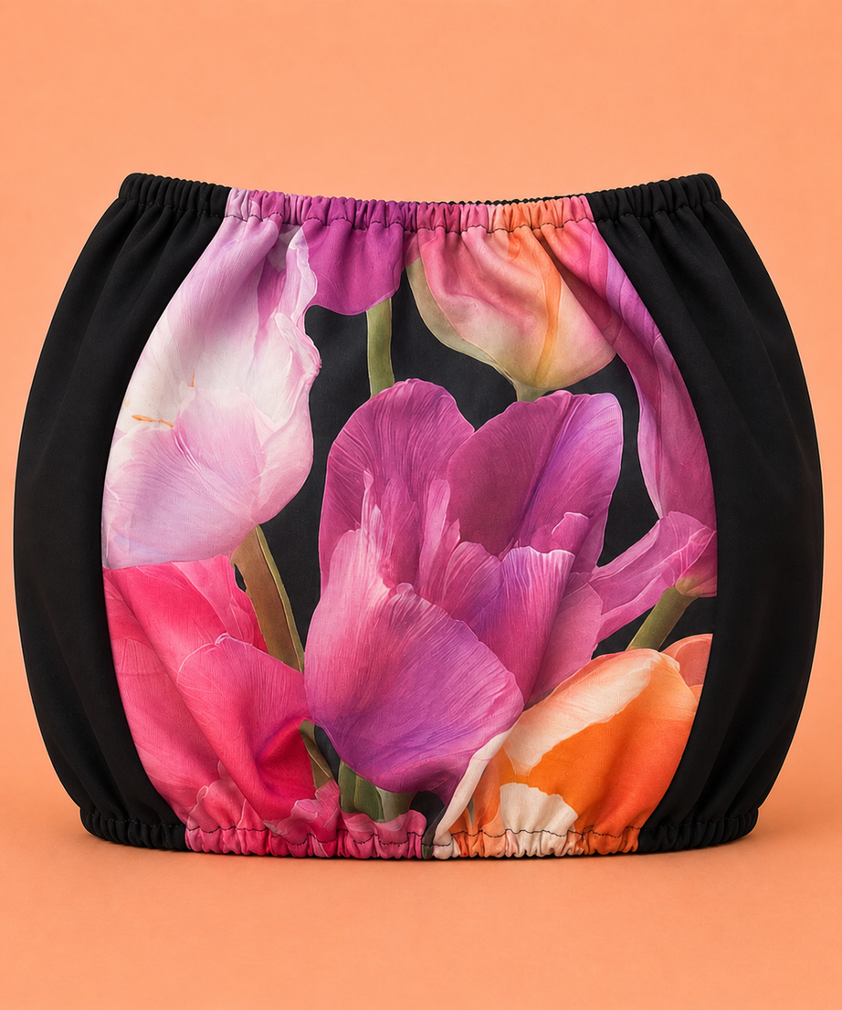 Trolley Fabric Cover – Colorful Tulips