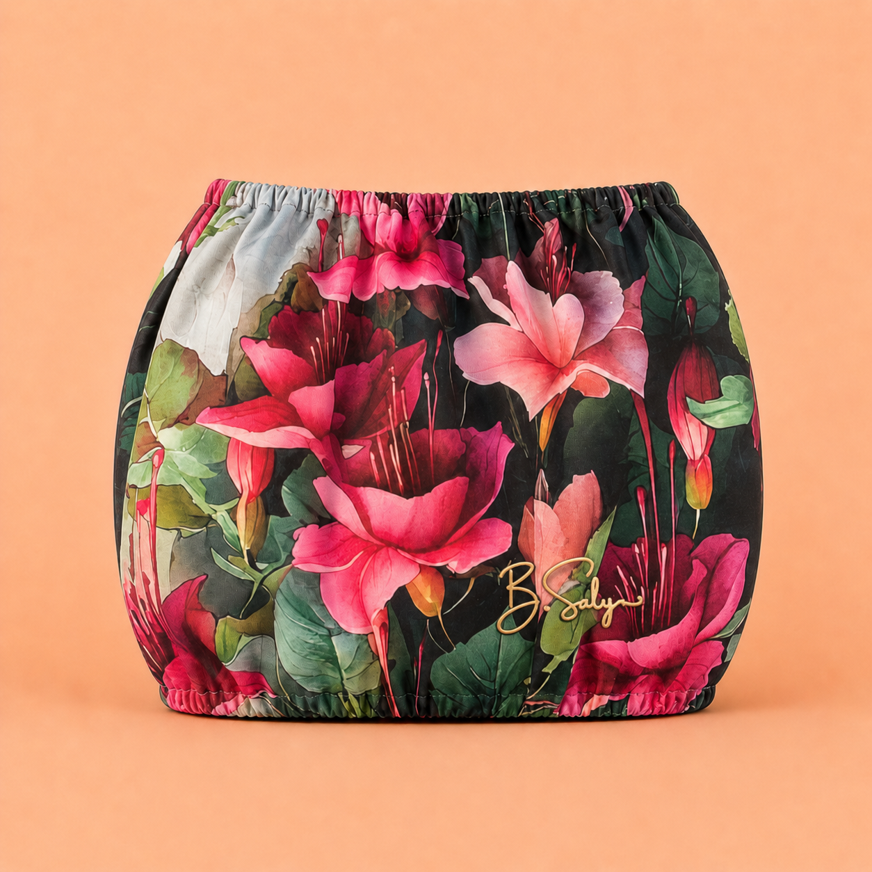 Trolley Fabric Cover - Pink Lily
