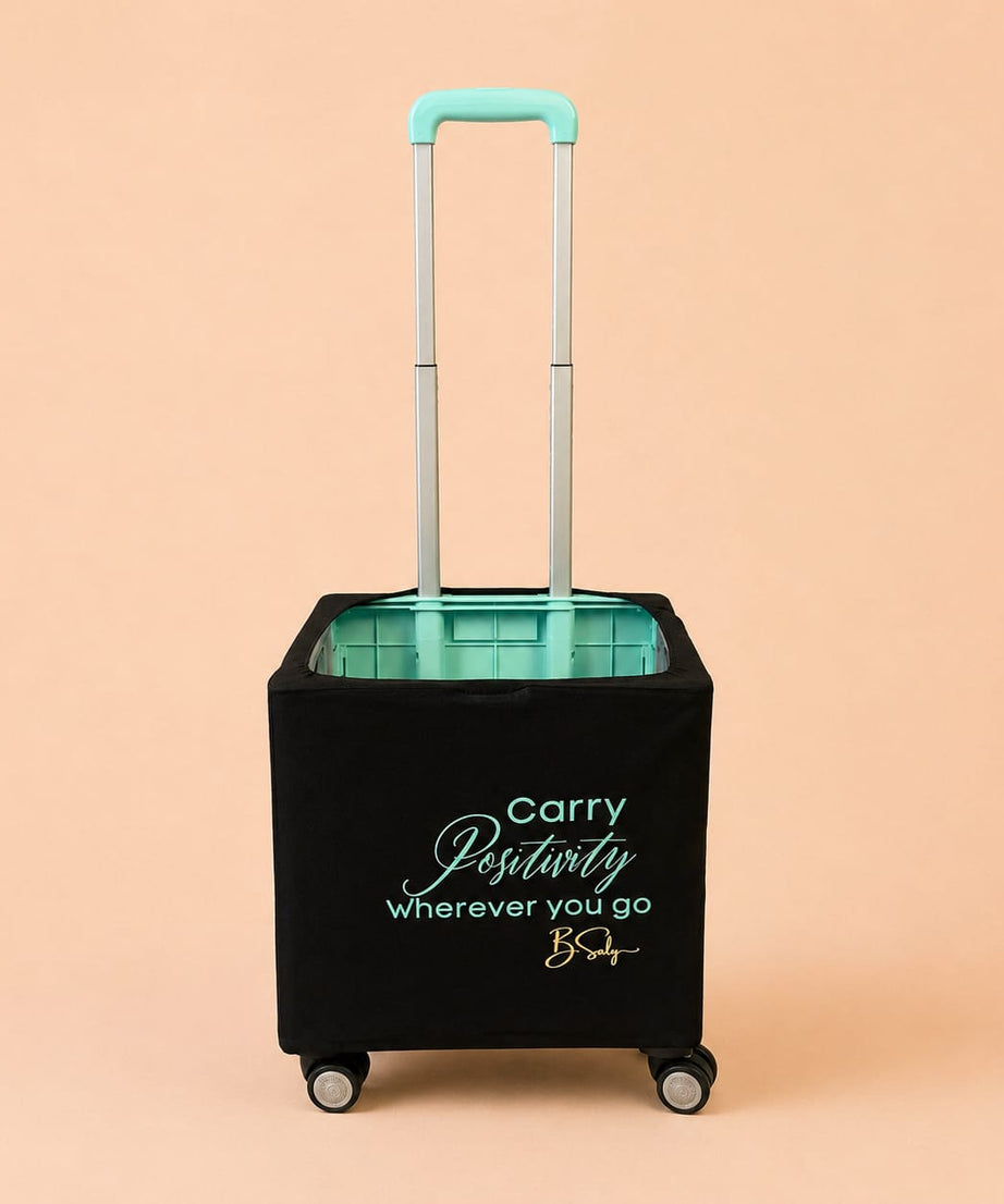 Trolley Fabric Cover - Carry Positivity Wherever You Go