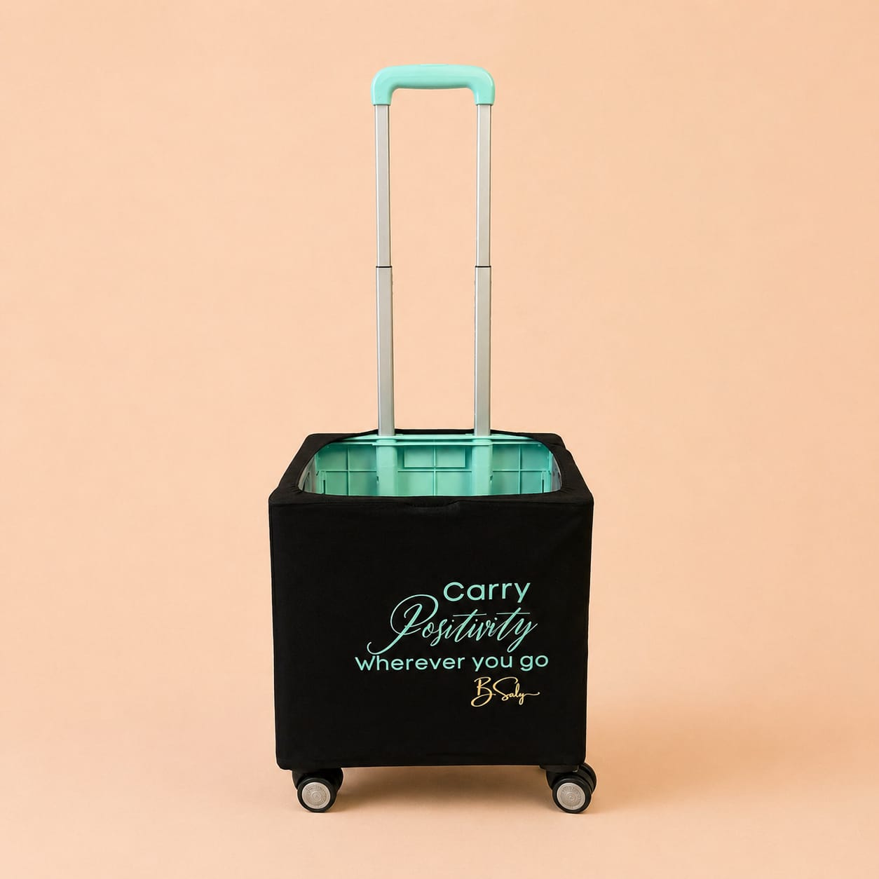 Trolley Fabric Cover - Carry Positivity Wherever You Go