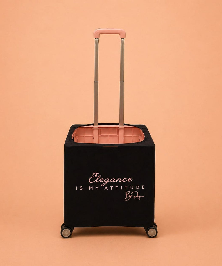 Trolley Fabric Cover - Elegance is My Attitude