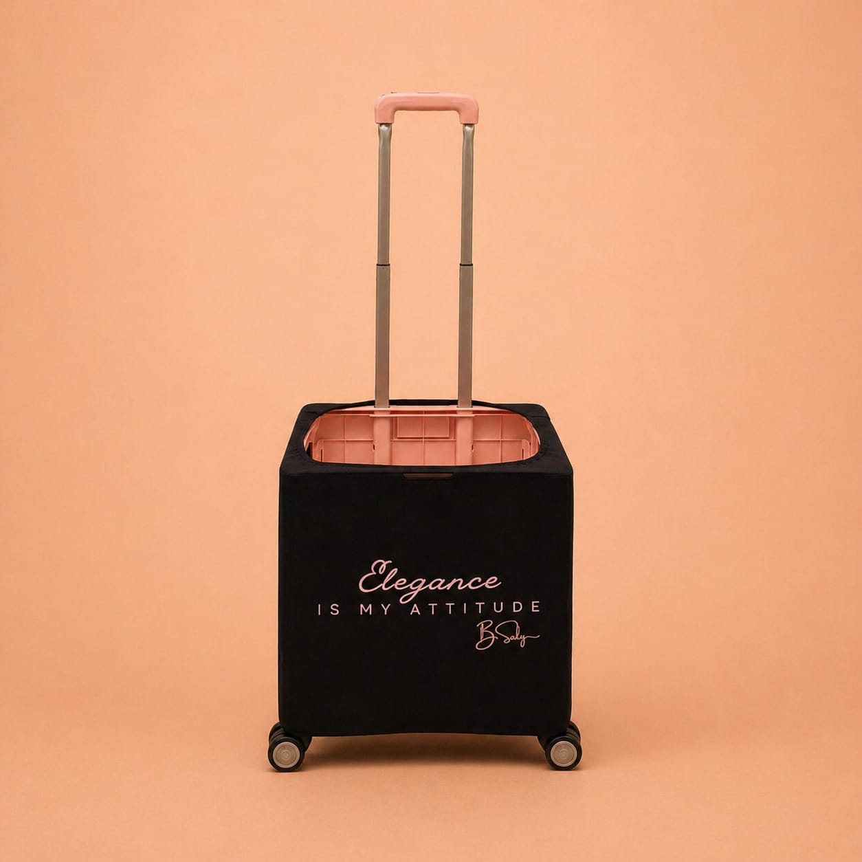 Trolley Fabric Cover - Elegance is My Attitude