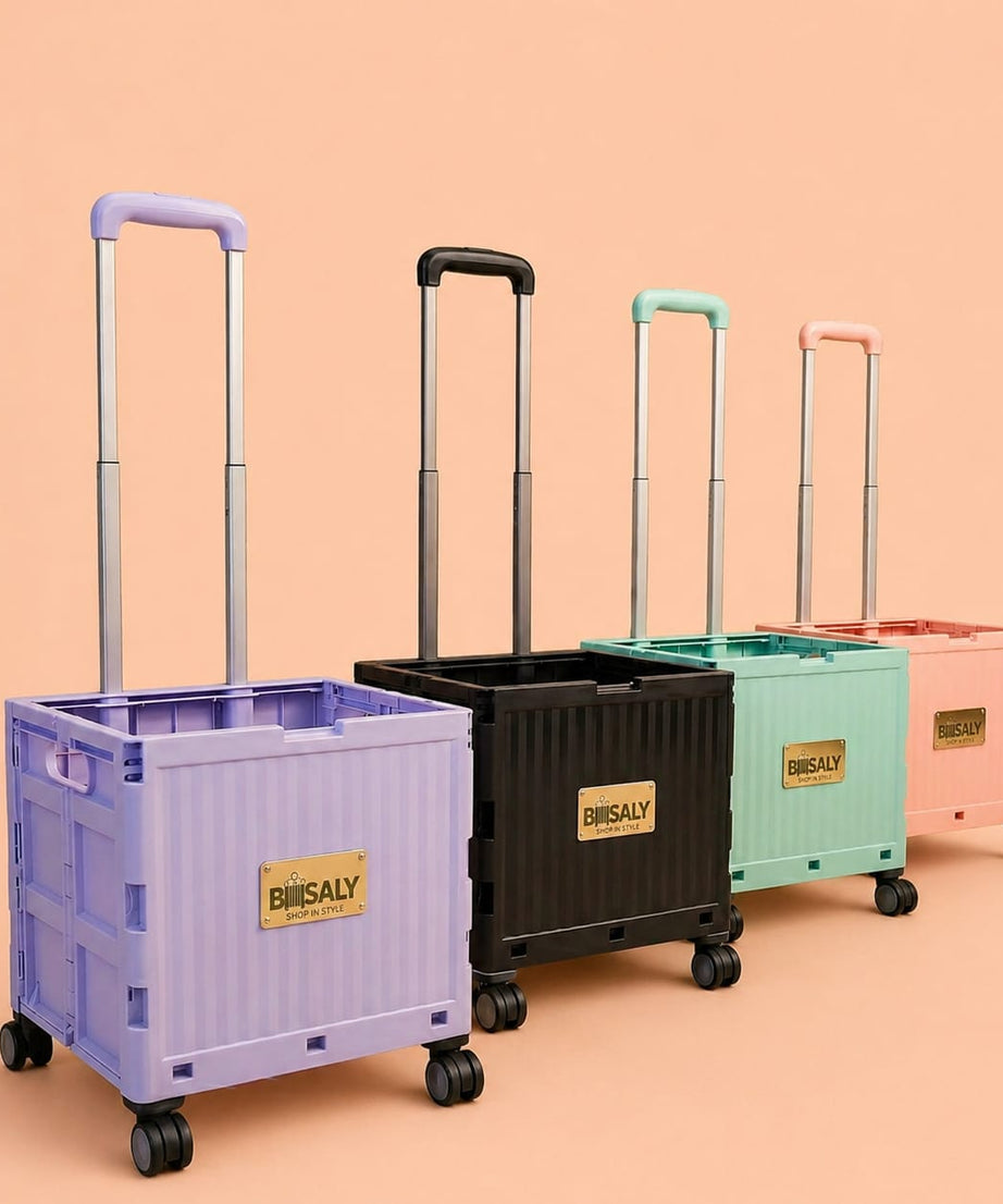 Folding Shopping Cart with four Wheels
