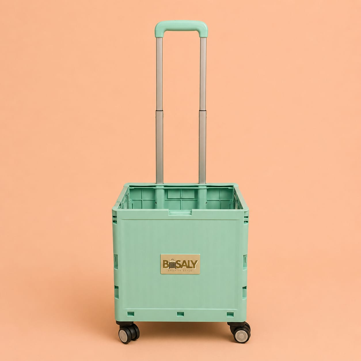 Folding Shopping Cart with four Wheels